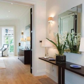 hallway wall mirror view ideas