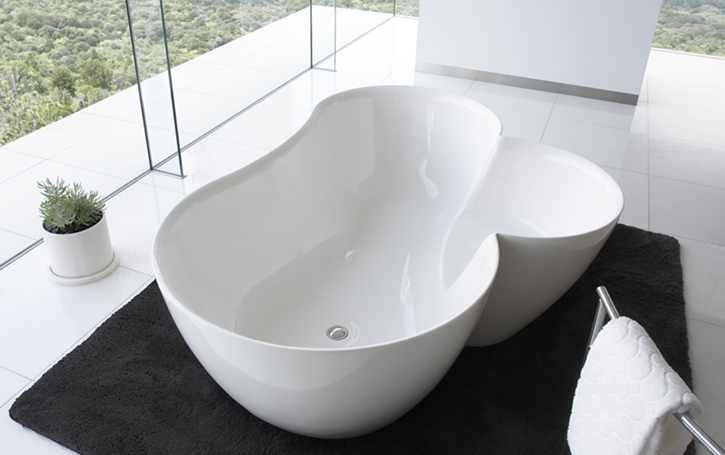 Custom na acrylic bathtub hugis