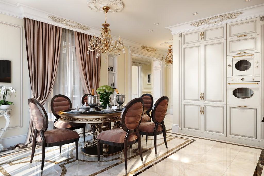 salle à manger pour la cuisine chaises en bois