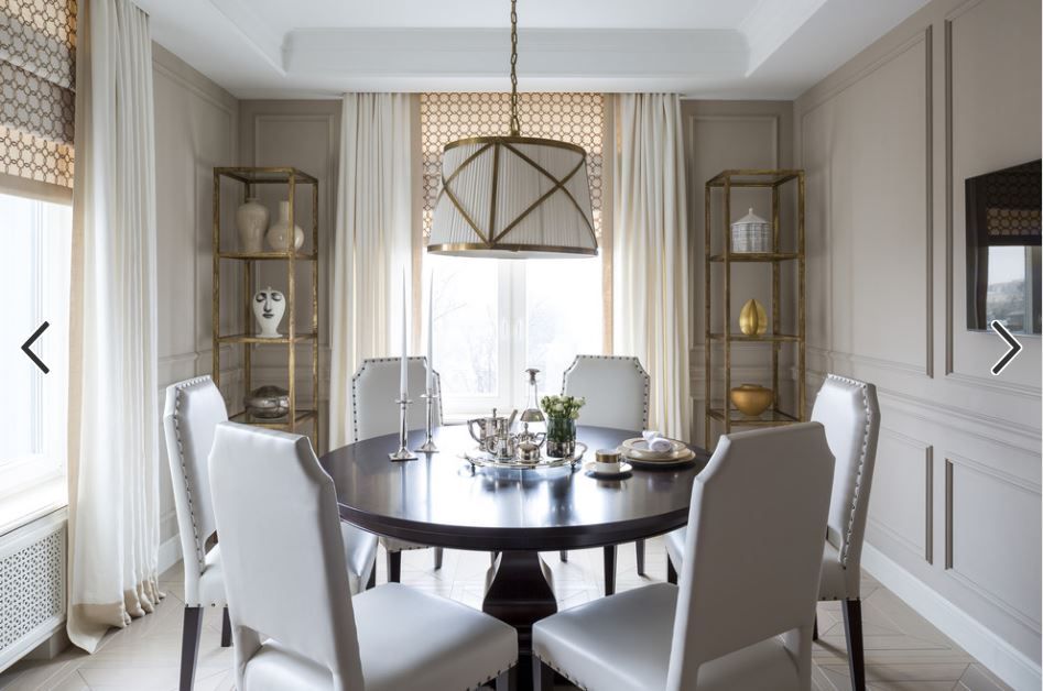 salle à manger pour la table ronde de la cuisine