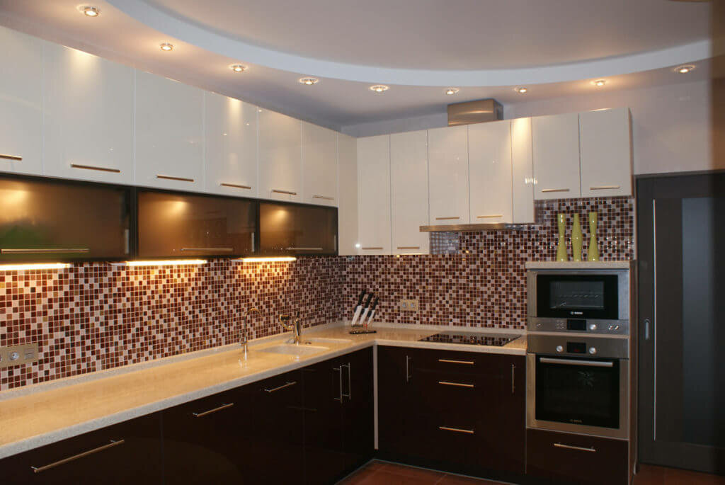 soffitto in cartongesso in cucina