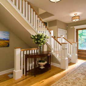 hallway in a private house photo design