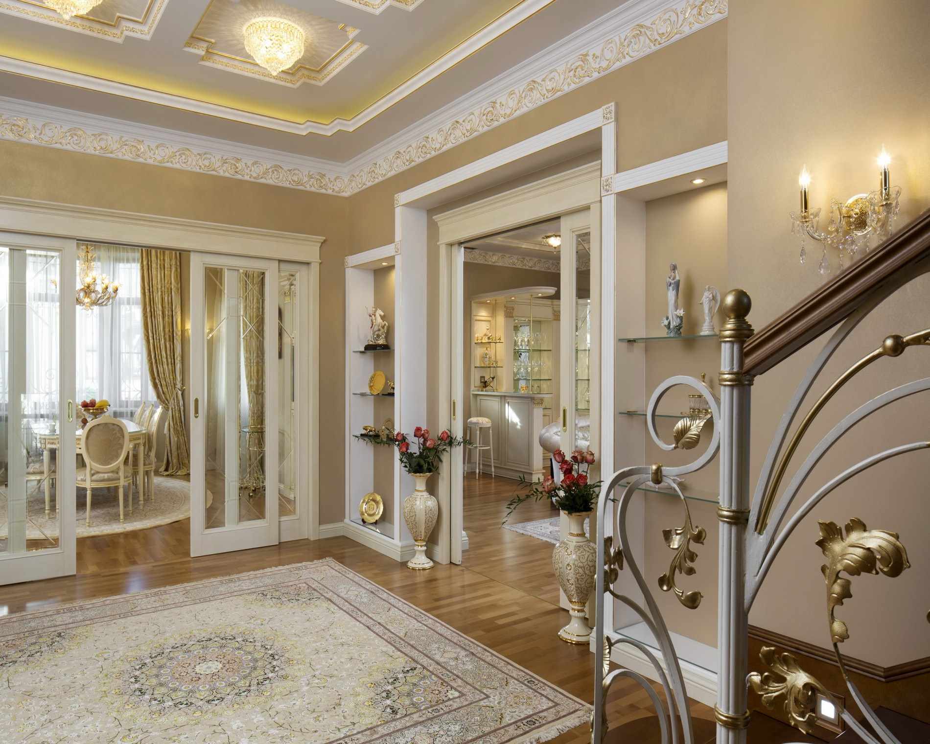 hallway in a private house English style