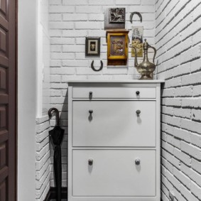 hallway in classic style interior photo