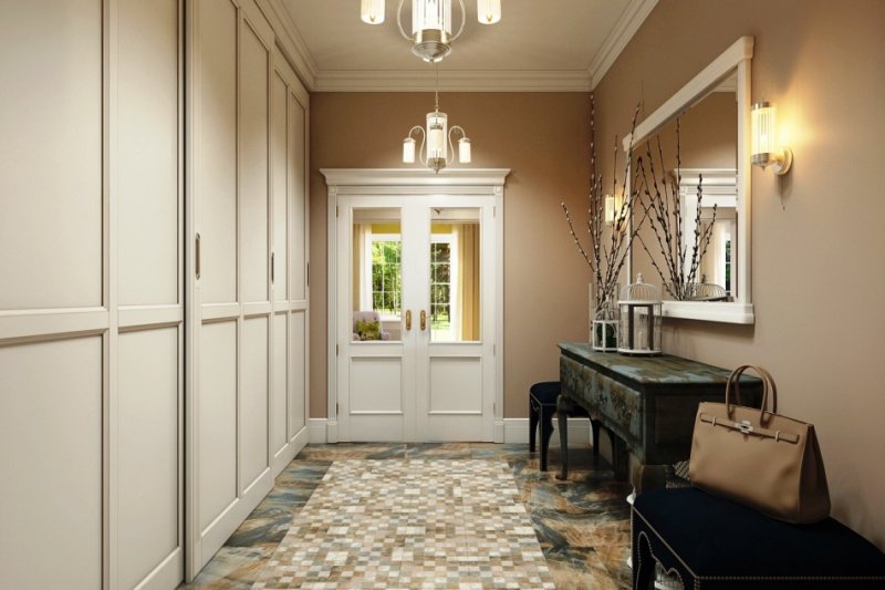 hallway in classic style design