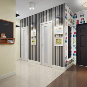 hallway in modern style photo design