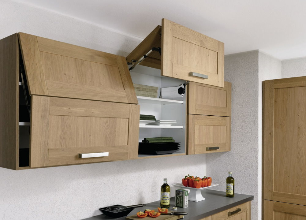 Portes relevables pour armoires de cuisine