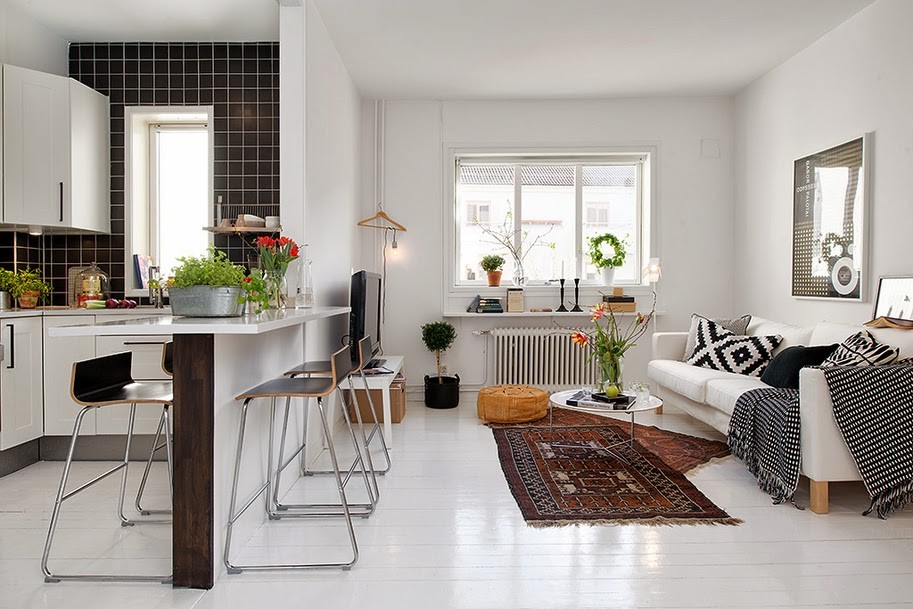 Intérieur odnushka de style scandinave