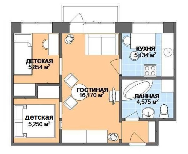 Projet de réaménagement de la pièce kopeck en trois roubles