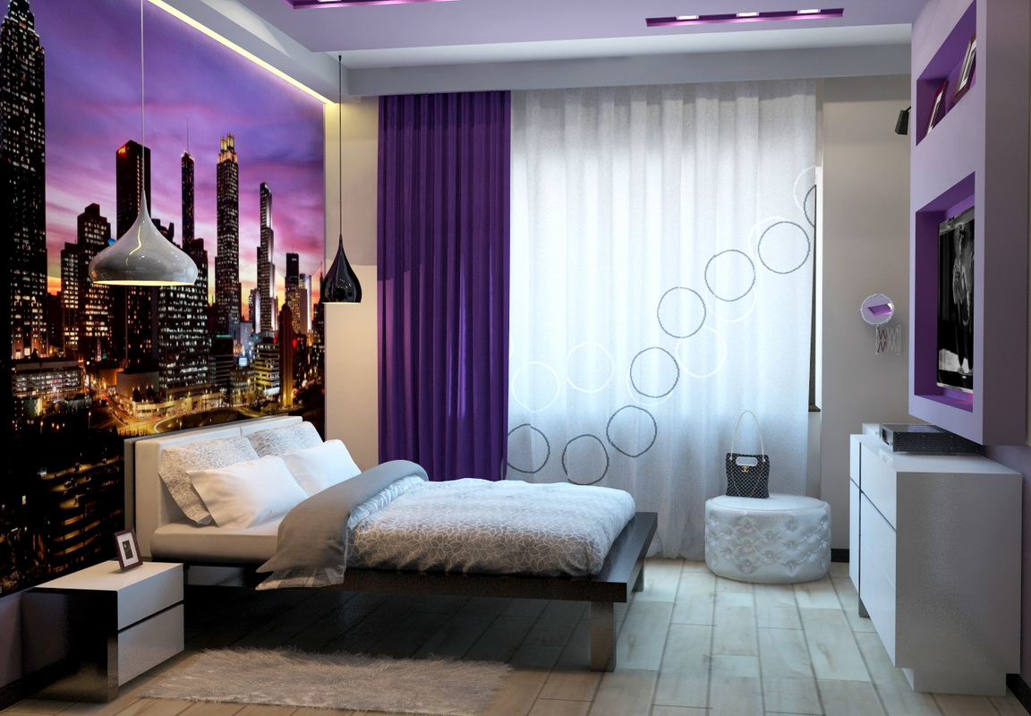 bedroom 15 sq. meters decor photo