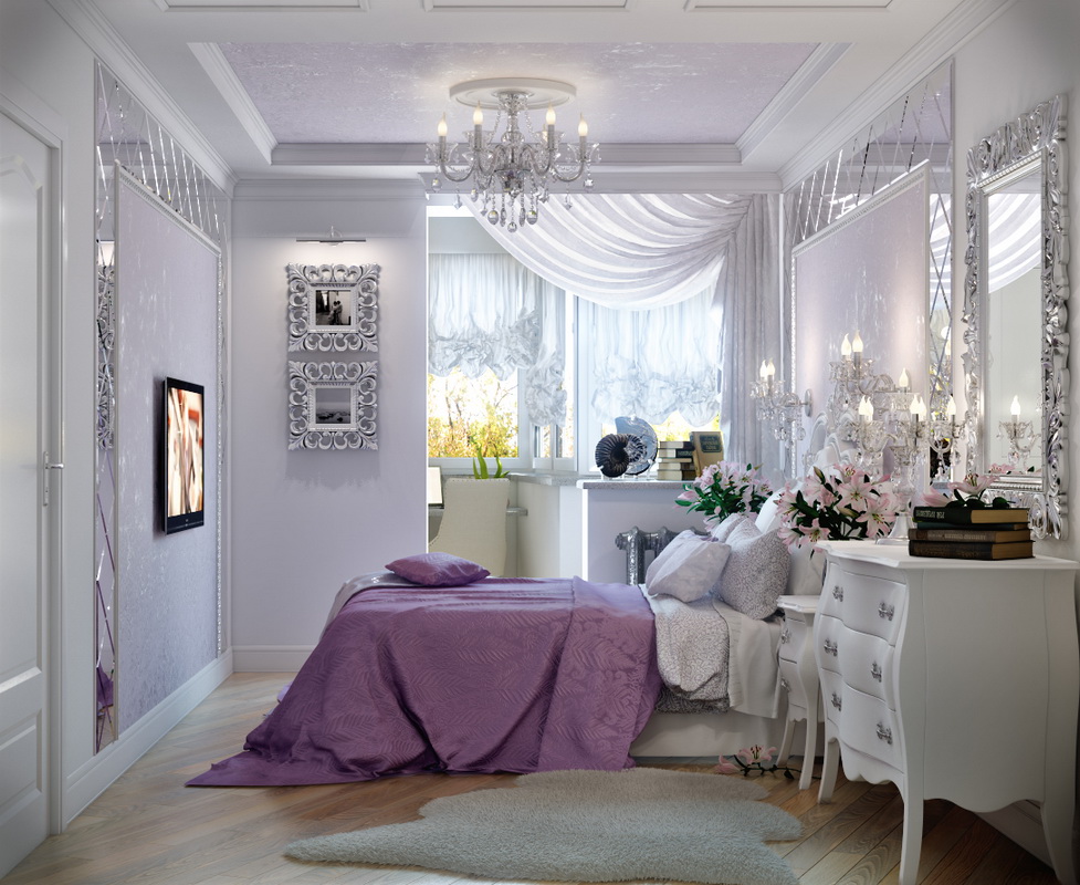 bedroom 15 sq. meters design