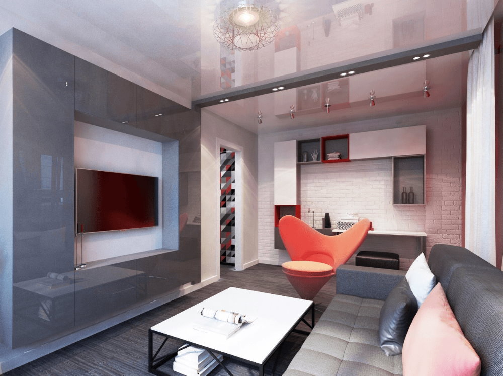 Studio high-tech d'une superficie de 18 m²