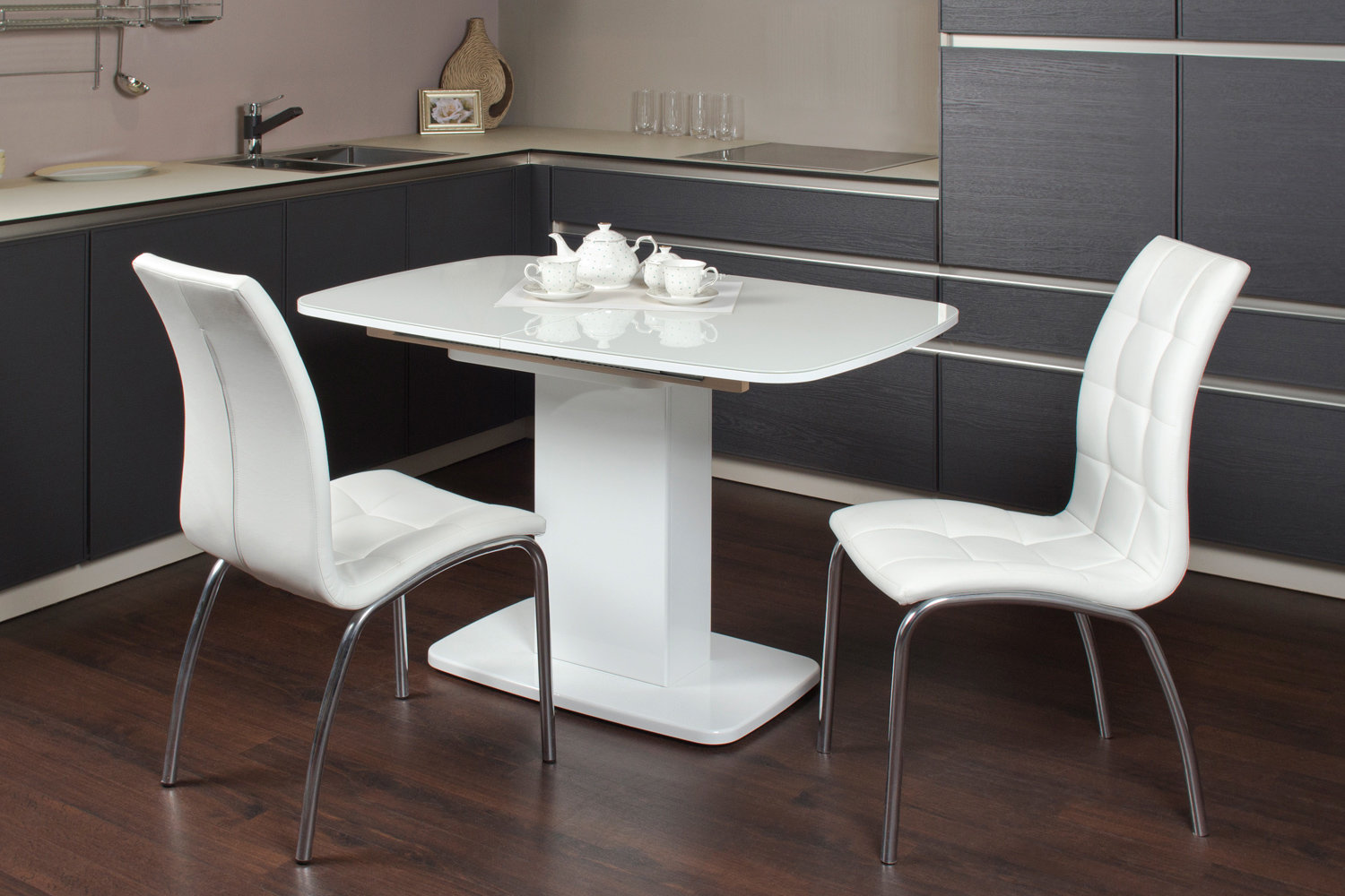 table sur pied pour cuisine moderne