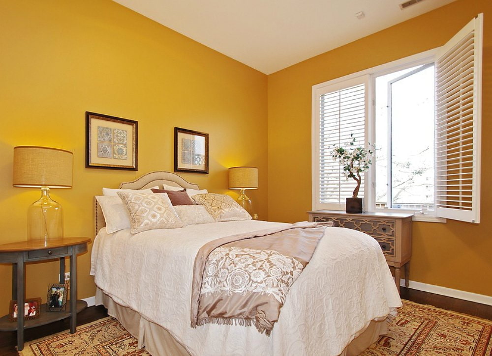 options de photo de chambre jaune