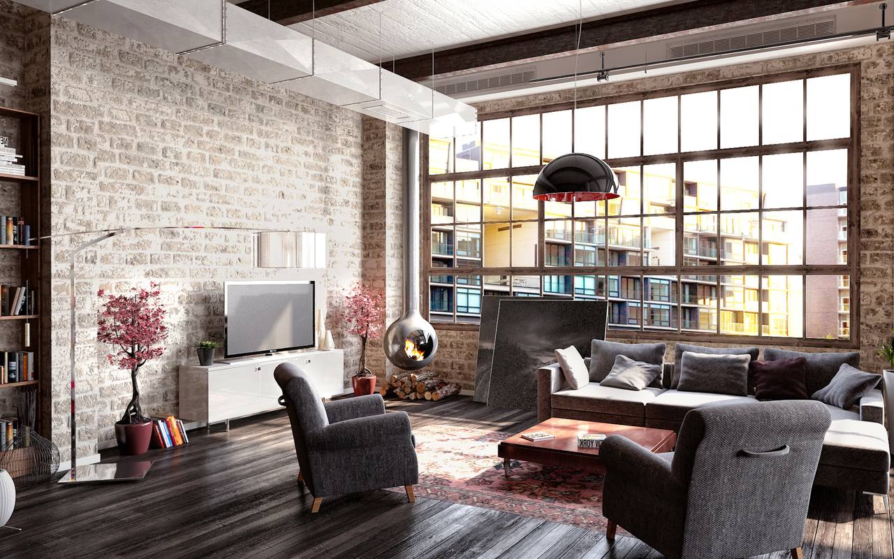 style loft à l'intérieur