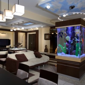 aquarium dans les idées d'appartement