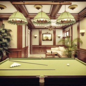 salle de billard idées vues