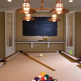 salle de billard