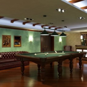 salle de billard idées photo