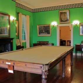 photo de conception de salle de billard