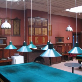 idées de décoration de salle de billard