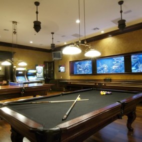 salle de billard photo intérieur