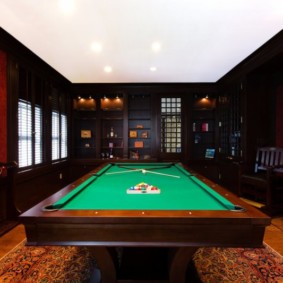 idées d'intérieur salle de billard