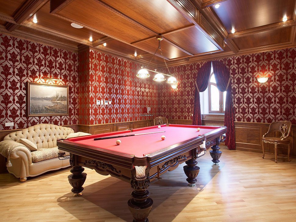 idées d'intérieur salle de billard