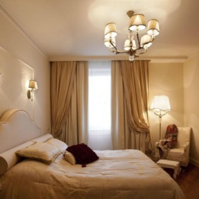 sconce in the bedroom over the bed photo decor