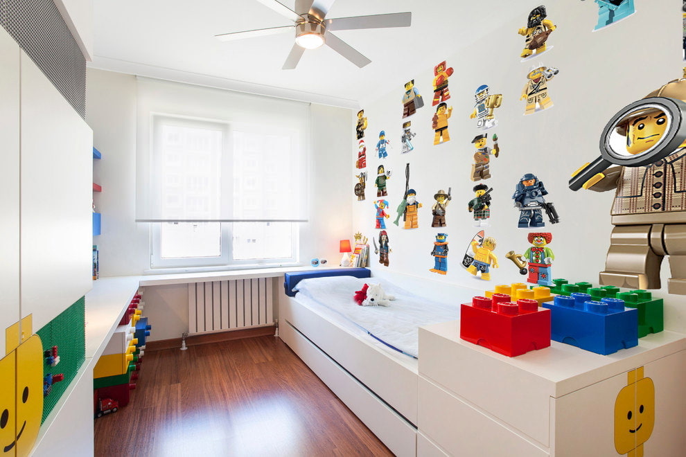 Décor de chambre pour un enfant d'âge préscolaire