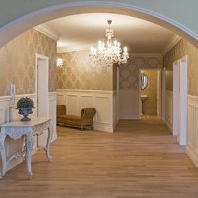 arches décoratives dans les idées d'intérieur de l'appartement