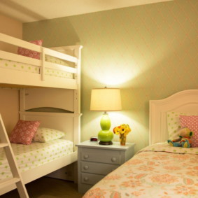 chambre d'enfant pour trois enfants design photo