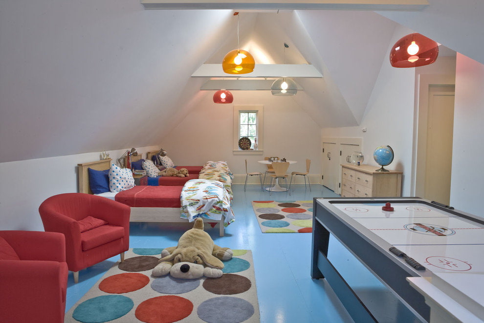 chambre d'enfants pour trois idées de design pour enfants