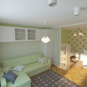 studio apartment for a family with a child ideas ideas