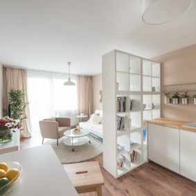 studio apartment of 28 sq m options photo