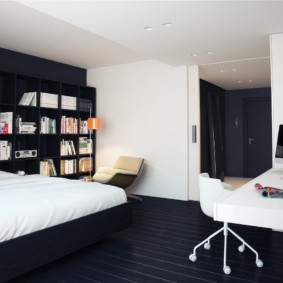 options de conception d'appartement de style minimalisme