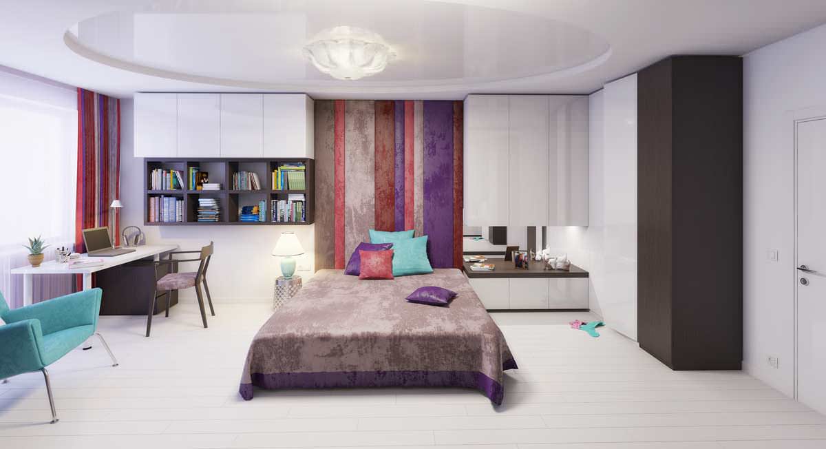 conception de chambre pour femme