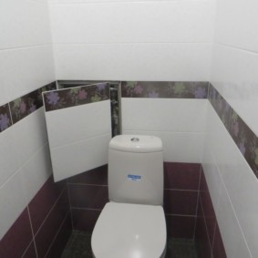 Porte secrète dans la niche derrière les toilettes