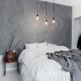 Chambre d'appoint murale gris