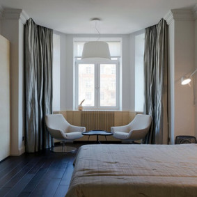 Design chambre avec baie vitrée