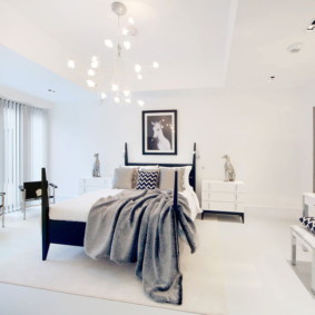 Grande chambre en blanc