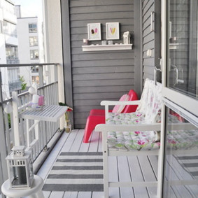 Balcon ouvert au sol