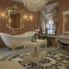 Salle de bain de style Empire