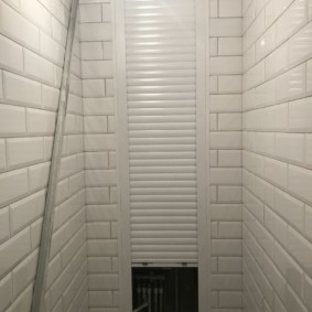 Sanglier en carreaux à l'intérieur des toilettes