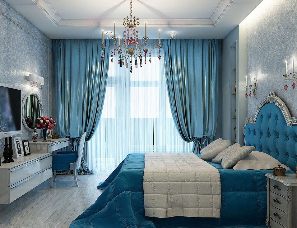 chambre bleue