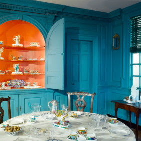 couleur bleue à l'intérieur sortes d'idées