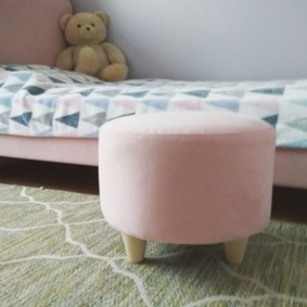 pouf chaise pour photo idée enfant