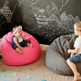 pouf chaise pour intérieur idées enfants