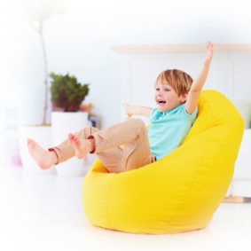 chaise pouf pour les options photo des enfants