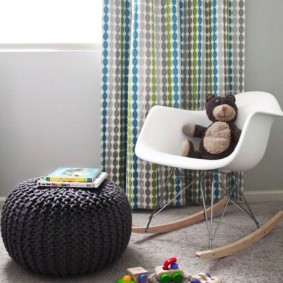 chaise pouf pour déco enfant